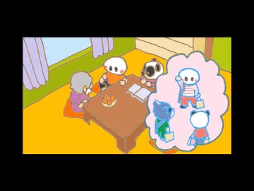 コミケの話と虫の話で紙芝居