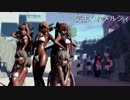 【艦これMMD】大和と金剛4姉妹で気まぐれメルシィ　黒ギャル水着ローアン