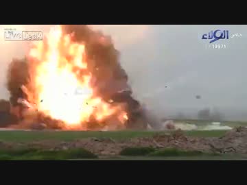 イラク民兵とヘリによる戦闘