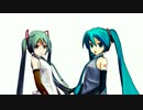 【MMD】初音ミクXS姉妹でロボキッス