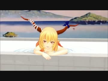 【MMD】華扇と勇儀に、お風呂でご奉仕してもらう