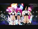 【MMD】300娘達5人で「PLAY我呸」