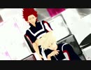 【MMDヒロアカ】切島と爆豪でkiss me 愛してる