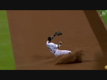 【MLB】イチローのスライディングキャッチ【2017/6/30】