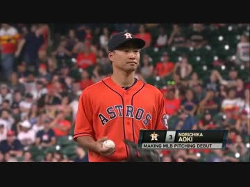 アストロズ青木宣親がメジャー初マウンド！