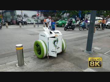 ゴミ箱風力発電機