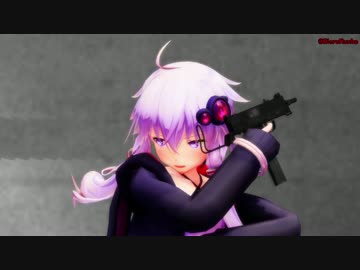 【MMD】普通に射撃をする結月ゆかりさんだったはず
