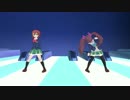 【バトガMMD】アニメ放映記念　みきとあんこでBad_Apple!!