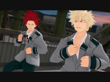 【MMDヒロアカ】切島と爆豪でLucky Strike