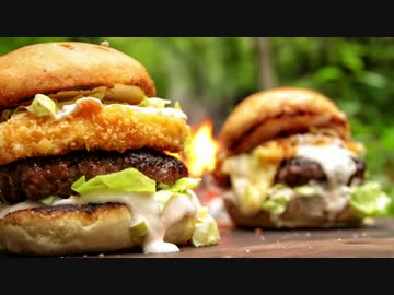 フライドチーズバーガー