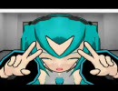 【男女×ｳｻﾃｲ】ミクシンメトリー左右上下Ver.【MikuMikuDance】