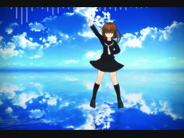 スカートひらひら