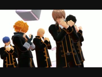 【MMD銀魂】黒い人たちのGirls