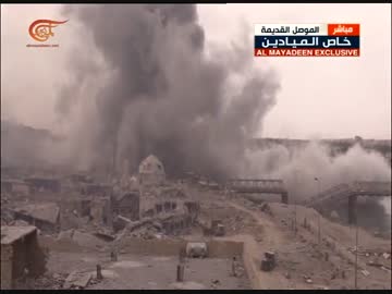 イラク空軍がモスル最後の ISIS陣地を爆撃