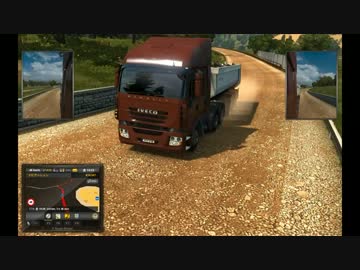 【ETS2実況】05　台車の長さと車軸の数による運転の違いは？