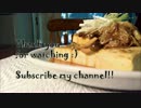 アメリカで作る日本食日記：豆腐ステーキきのこあんかけ