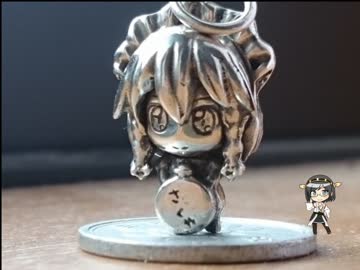 【Ag925】咲夜さんをCNCで削り出す【東方】