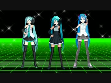 【ＭＭＤ】ミクさんで「太陽系デスコ」