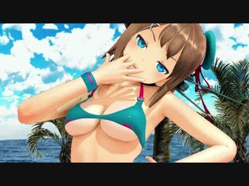 【MMD艦これ】水着な江風　麻耶　鳥海でライアーダンス【紳士向け】