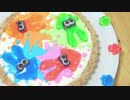 【Splatoon2】イカグミキットの型をイカしてレアチーズタルト！【前夜祭】