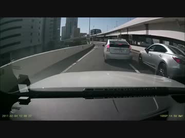 【ドラレコ】キチガイによる執拗なブロッキング