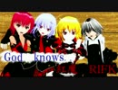 【東方MMD】God knows... with紅魔バンド RIFK