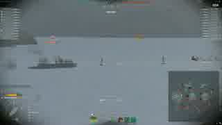 WoWs 気ままに一戦01 Tier8 Harekaze 下手プレイ注意