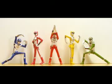 グランカルビーの空き箱でスーパー戦隊を作ってみた