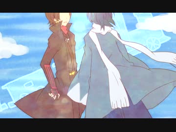 【手描き】　沖田組でウミユ/リ/海底譚　【刀剣乱舞】