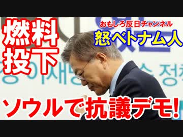 【ベトナム人が韓国で怒りの抗議デモ】 文大統領がBIGな燃料投下！