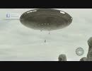UFOがイースター島でモアイ像らしきものを落下！！