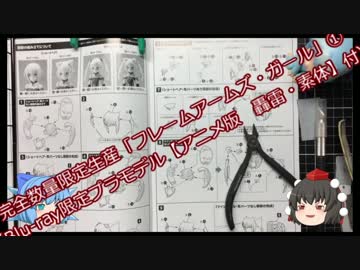 ゆっくり文チルのプラモ製作 ～FA:G素体轟雷編～ その1