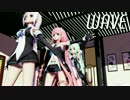 【艦これMMD】山風江風海風でWAVE　ミニスカ生足Ver.　歌詞つき