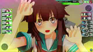 【艦これＡＣ】球磨型一家プレイ動画【2-4表】