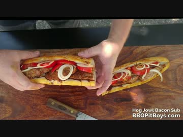 豚トロバーグサンドイッチ