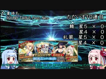 【FGO】琴葉姉妹のFGO 2016 Summer ピックアップ召喚2