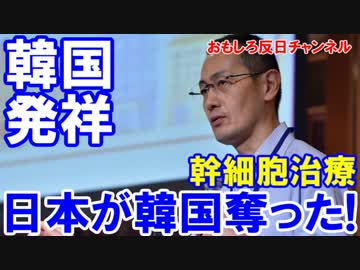 【韓国の大発見を日本が強奪】 幹細胞治療推進は韓国起源だ！
