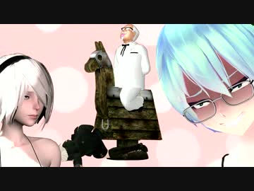 【MMD】スイカ割ろうと思ったら【閲覧注意】