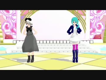 【MMD】ハッピーシンセサイザ【マシシ式改変黄琴海月、夏音空】