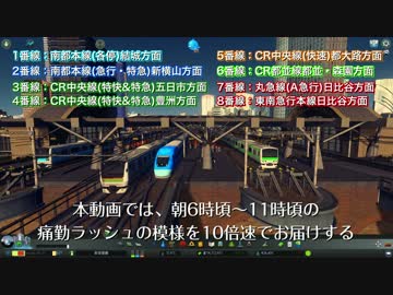 【#2】痛勤ラッシュなCities:Skylines【鉄道】