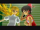 霊夢と魔理沙でレイマリっぽい紙芝居3
