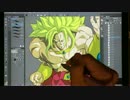 ブロリーゴッドを描いてみた