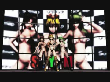 【東方MMD】 東方水着アイドルユニット　S.Y.M 「虎視眈々」