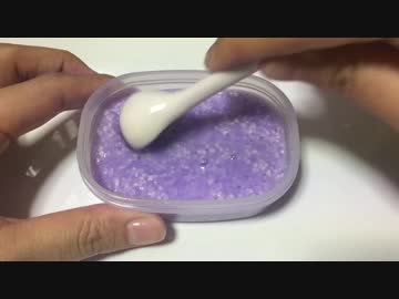 [ASMR]じゃりじゃりスライム触ってみた[音フェチ]