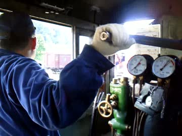 蒸気機関車運転　三笠鉄道村にて