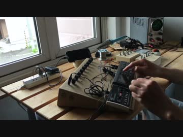 BOSS DR-220とKORG monotron シーケンサーを同期させる