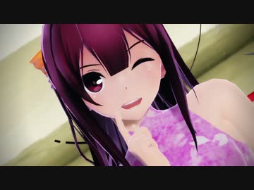 【艦これMMD】神風が魅了する「桃源恋歌」【後半水着】