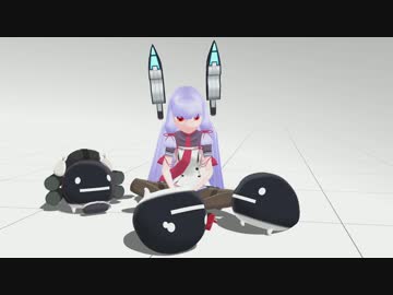 【MMD艦これ】まるいイ級が出来ました【モデル配布】