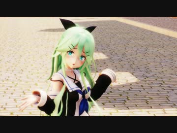 【MMD艦これ】山風の「ピチカートドロップス」【カメラモーション配布】