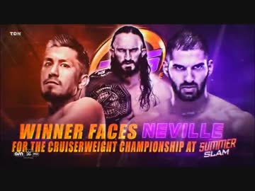 【WWE】戸澤陽vsアリーヤ・デバリ:クルーザー王座挑戦者決定戦【205Live】